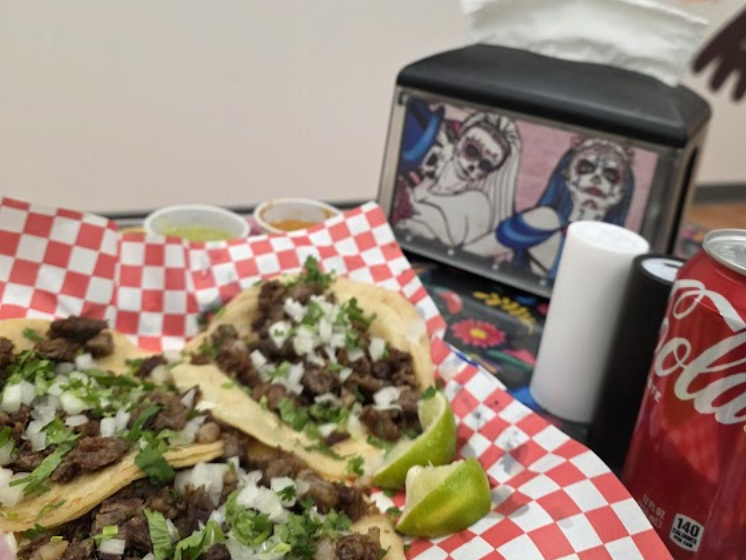 El Taco Azteca signature dishes Al Pastor Tacos
Carne Asada 
Chile Verde